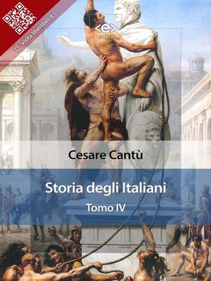 cover image of Storia degli italiani. Tomo IV